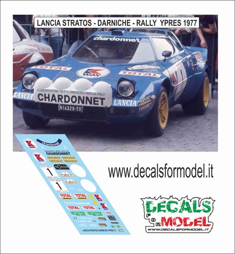 Decals lancia stratos - decals, 1:24