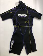 Cressi Tortuga Lady 2,5 mm muta corta, nero/viola, M/3