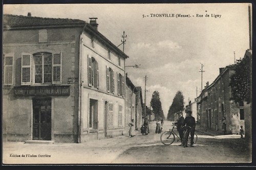 Cpa tronville meuse rue - tronville, de