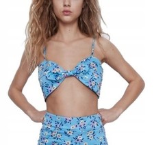 NUOVO reggiseno ZARA a fiori M