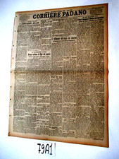 CORRIERE PADANO 10-6-1934 PALIO DI SAN GIORGIO CAMPIONATO DEL MONDO CALCIO  79A1