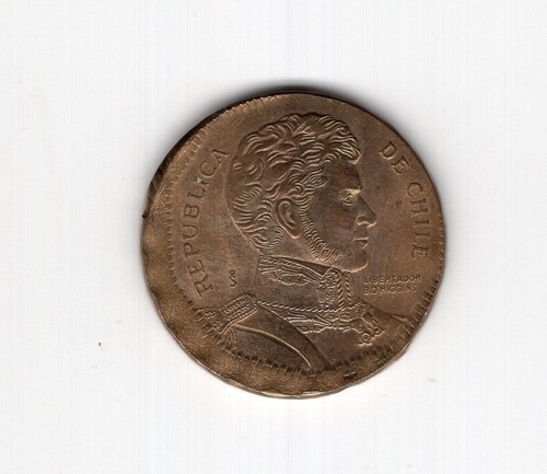 Moneta rame cile pesos - moneta,
