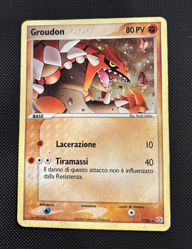 Pokèmon groudon 106 - groudon, (ita)