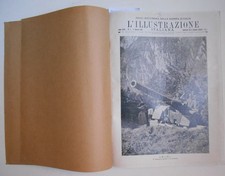(Rivista, Grande Guerra) L’Illustrazione Italiana. Milano, Treves, 1916. Tre vol
