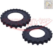 2 pezzi pignoni RD118-14433 68658-14430 per Kubota KX121-3 KX121-3SS KX121-3ST