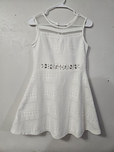 Abito bianco con strass the - strass,
