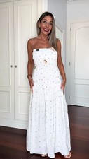 Zara Abito Midi Pois Con