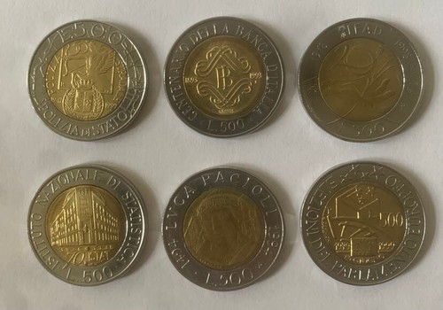 Kit moneta 500 lire pacioli - 500,