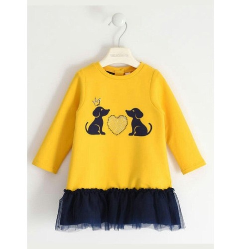 Abito sarabanda bimba giallo - abito,