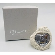 Roccia con placca in argento