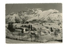 Nevegal Albergo Ristorante Hotel Inverno Neve Alpe cartolina viaggiata 1961