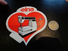 ADESIVO STICKER KLEBER vintage elna macchine da cucire