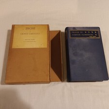 PROSE DI GIOSUE CARDUCCI NICOLA ZANICHELLI DEL 1905