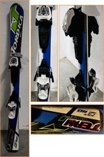 SCI USATI NORDICA DOBERMANN JUNIOR MISURA 110 cm IN BUONE CONDIZIONI + ATTACCHI