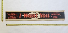 VINTAGE DOOR TOP MOVIE BANNER