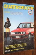QUATTRORUOTE Aprile  1986 Golf
