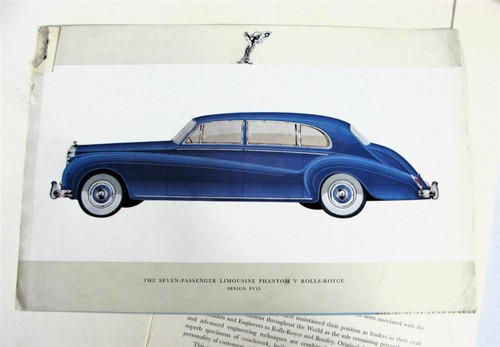 Brochure vendita auto rolls - vendita,