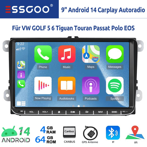 Autoradio carplay 4 - autoradio, 9"