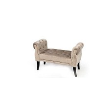 PANCA IN VELLUTO TRAPUNTATO