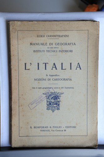 1924 manuale geografia - -,