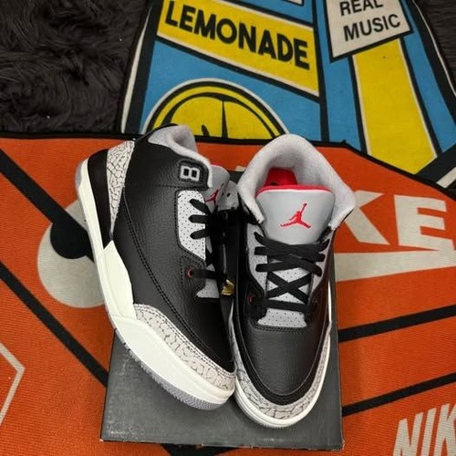 Jordan retro nero - 3, cemento