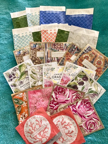 Lot pochettes parfumées - de,