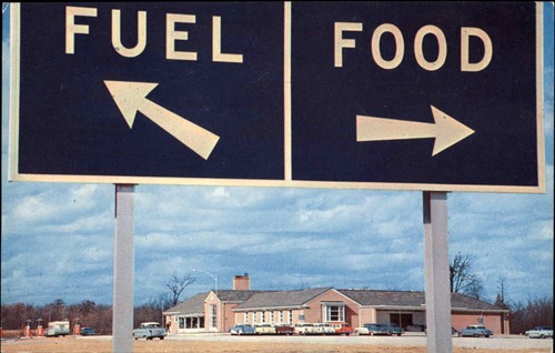Ohio turnpike rest plaza - ohio,