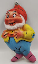 GONGOLO Biancaneve e i 7 sette nani DISNEY sagoma plastica rilievo anni '60