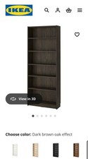 IKEA Billy Shelf, Brown Walnut