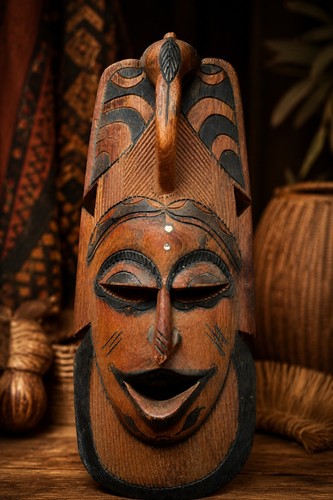 Grande maschera africana - maschera, in