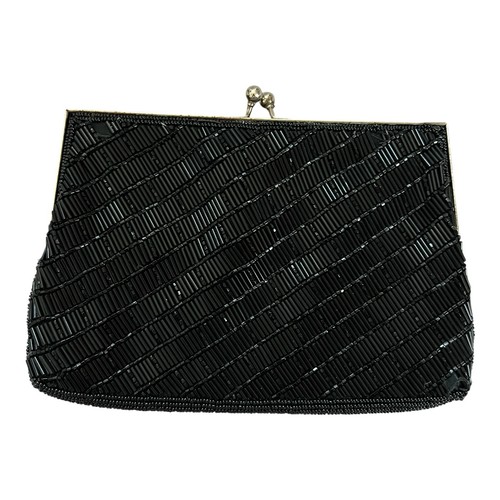 Pochette vintage nera con