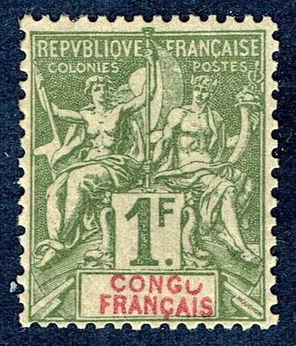 Sto994 congo francese 1892 - francese,