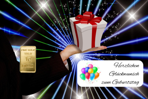 Biglietto fantasia oro 0 - oro, 1,0