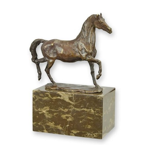 Bronzo scultura figura cavallo - scultura,