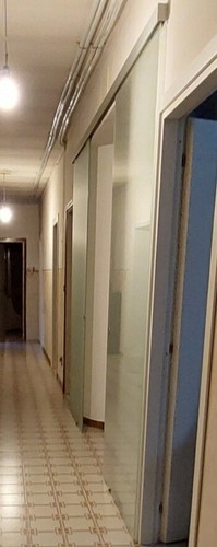 Porta doppia scorrevole - doppia, in