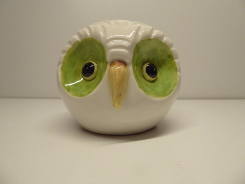 Carino vaso gufo ceramica - gufo,