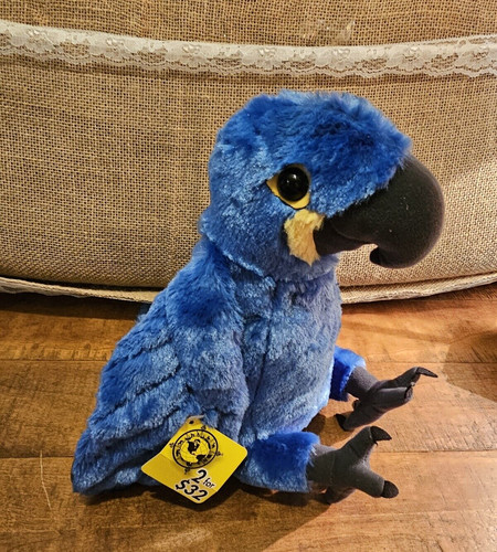 Peluche ara giacinto