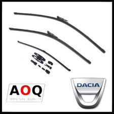 KIT 3 SPAZZOLE TERGICRISTALLO DACIA DUSTER, LOGAN I II,  DOKKER, LODGY  Ant Pos