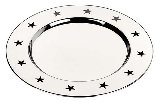Sottopiatto tondo con stelle - tondo,