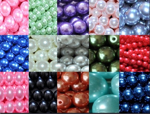 100pcs 8mm multicolore rotondo - 100pcs,
