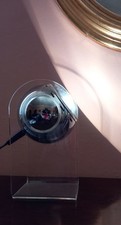 Lampada Da Tavolo Stile Sarfatti Plexiglas E Cromo Eyeball Italia Anni 70