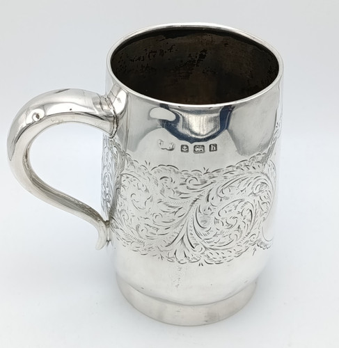 Antica tazza tankard argento