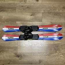 Sci invernali K2 Fatty Snow Blades con attacchi rosso bianco blu 34" USA Trick