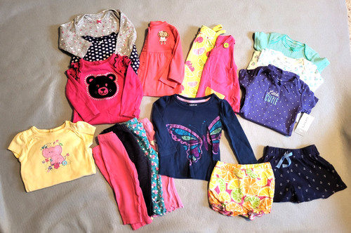 Lotto pantaloni bambina - , 6-9m