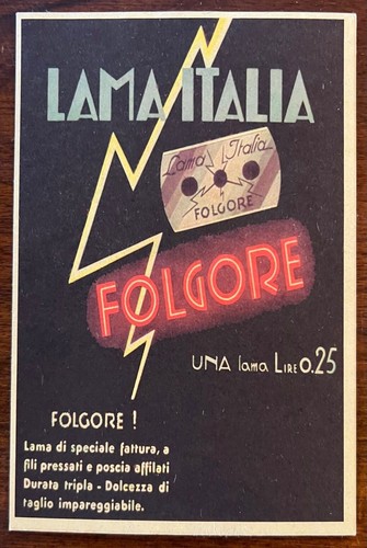 Cartolina pubblicitaria lama - cartolina, pubblicitaria-lama