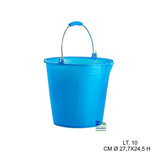 Secchio plastica con becco - in,