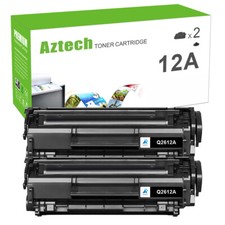 2 CONFEZIONI Q2612A Cartuccia Toner per HP 12A LaserJet 1020 1022 1018 1012 M1319 3050