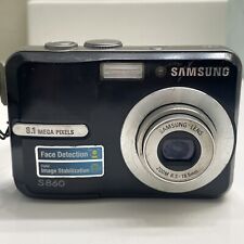 Samsung S860 8,1 MP fotocamera digitale zoom nero cinturino da polso non testato *LEGGI*