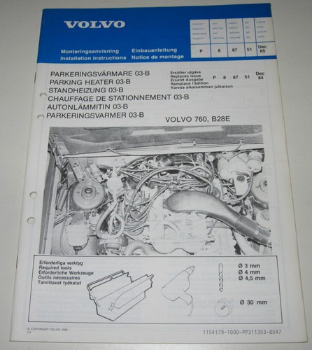 Einbauanleitung volvo 760 - volvo,