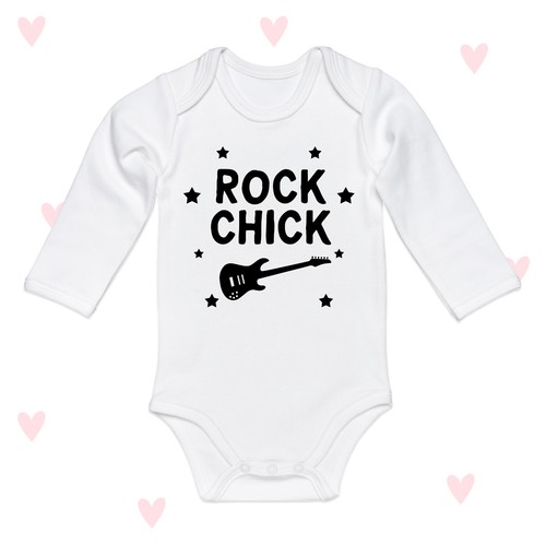 Rock chick baby grow - chick,